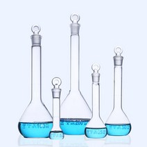 플라스크 삼각 과학 도구 2 개/몫 1-2000mL 명확한 측정 유리 체적 정량 셰이커 Pyknowmeter 실험실, [12] 2000mL 1 piece