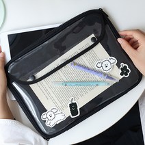 Romane 투명포켓수납 아이패드 파우치 태블릿 파우치 갤럭시 탭 노트 케이스 미니 에어 갤럭시 탭 스티커