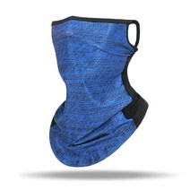 위즈맥스 자외선차단 마스크 Q매쉬 이어형, 믹스_딥블루