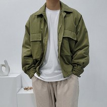 신년 루즈핏 숏 야상 점퍼