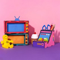 미술만들기 휴대폰거치대 저금통만들기 DIY 미술재료 장난감, 텔레비젼