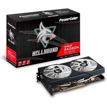 롤 그래픽 카드 PowerColor Hellhound AMD Radeon RX 6600, 6600 Hellhound