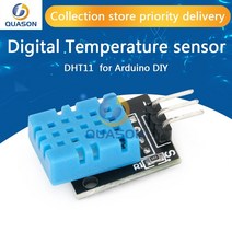 센서 모듈 부품 스마트 3핀 ky-015 dht-11 dht11 디지털 온도 및 상대 습도 센서 모듈 + arduino diy 스타터 키트용 pcb, 없음