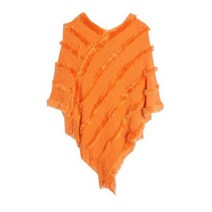 새로운 봄 가을 겨울 v넥 단색 패션 풀오버 니트 봉제 목도리 판초 레이디 망토 녹색 망토