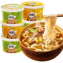 중국 쌀국수 허펀 매운소고기 맛 112g 6통 세트돼지고기육수맛 100g 6통 세트 Jingong, 2. 소고기맛 112gx6통 -매운맛