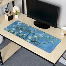 현모양처 꽃피는 아몬드나무 대형 마우스패드(80x30cm), 상세페이지 참조