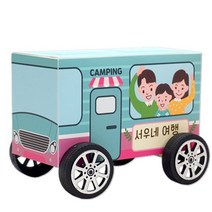 ak 안녕미술아 떠나요 우리가족 캠핑카-4인용 바퀴자동차만들기, 단품