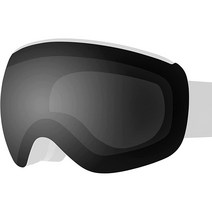 Retrospec Dipper Plus 아동용 스키 및 스노보드 스노우 고글 렌즈 교체 가능한 마그네틱 구형 렌즈 - 스키 및 스노우보드용 김 서림 방지 및 OTG 디자인, Lens Only