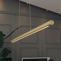 [빛나라닷컴] LED 리오브 슬림 바 펜던트 조명, 골드 (900mm/4000K 주백색)