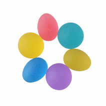 에그볼 손가락 마사지볼 악력볼 재활운동 마사지기 손운동볼 악력강화 스퀴지볼 실리콘, 블루