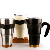 각인 엘리 대용량 진공 핸들텀블러 900ml 손잡이텀블러, 블랙(레이저마킹안함)