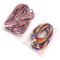 실험용전선 피복 전선 연선 or 단선 약전용 점퍼선 과학실험 전기 회로, 1. 단선 3색 배선 10m