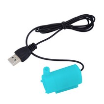 마이크로 잠수정 워터 펌프 물고기 탱크 수족관 USB 전원 DC 5V 2-3L/MIN 미니 모터 워터 펌프, 파란