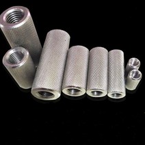 긴너트 스테인리스 스틸 긴 원통형 널링 너트 핸드 트위스트 메쉬 링크 조정 핀, M8x30 2pcs