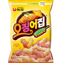 농심 오징어집(지퍼 대) 260g 6입 박스 과자 스낵 학원 군것질 간식 교회 탕비실 새참, 농심 오징어집(지퍼 대) 260g 6입(박스)