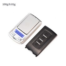 디지털 보석 규모 정밀 균형 주방 저울 휴대용 전자 Microgram 골드 스털링 실버 500g X 0.01g, 나 100g(0.01g)