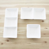 키친앤유 사각초장기 노비아 소스볼 종지, 1개, 세칸초장
