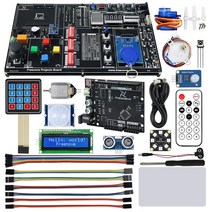 아두이노 키트 코딩 입문 교육 보드 점퍼선 Arduino UNO R3 V4 용 Freenove 프로젝트 키트 238 페이지 상, 01 with Control Board