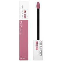 로레알 MAYBELLINE NEW YORK 메이블린 뉴욕 메이블린 슈퍼 스테이 매트 잉크 180 핑크 계열 밀키한 로즈핑크 립틴트, 단일
