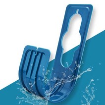 농업용호스걸이 농약 호스걸이 호스릴 물 파이프 홀더 걸이 벽 마운트 야외 정원 급수 호스 스토리지 후크 랙, 레이크 블루