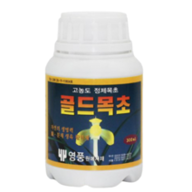 [우야플랜트샵] 골드목초 300ml 소나무 참나무 추출액 목초액 생육활력제 뿌리발근제 미량요소비료 병충해 저항, 300ml x 5개
