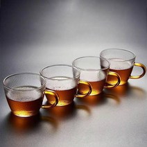 [로하티]로얄 내열유리 찻잔 6p 허브티잔 차도구, 상세 참조, 6개