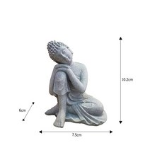 좌불상 미니불상 부처상오브제 수지 부처 동상 명상 석가모니 조상 장식 홈 장식 풍수, 입상-m-b
