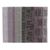 15 Pcs 125x70mm 메쉬 샌딩 페이퍼 연마 먼지 없음 Mirka Abranet 샌드페이퍼 후크 루프 디스크 80 -320 그릿 목재 자동차 용, 06 3 pcs of each grit