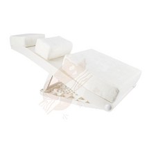 경사쿠션 엎드려서 독서 게임 영상시청 할때 탈착식 다기능 거북목 방지 기구, 여성용 (아이보리)