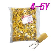 PG Y형 터미널 압착단자 4-5Y 황색 1봉 1000개