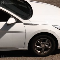 JS automotive 투싼NX4 차량 본넷 사이드 휀다 에어덕트 플로우 플레이트 라인 알루미늄 포인트 몰딩 차량 인테리어 카악세사리 튜닝 용품 전용