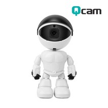 QCAM-K3 로봇 IP카메라 홈캠 무선CCTV 감시카메라 Full HD 200만 화소
