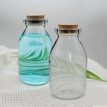 유리병 코르크 우유병 520 bottle 시리즈 내열유리병 공병, 1개, 520ml