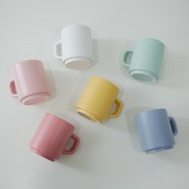 솜키스트 색종이 무광 머그컵 350ml, 1개입, 연핑크