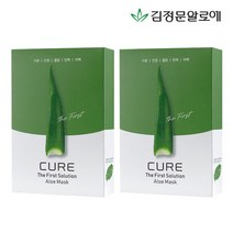 [김정문알로에] 큐어 알로에 마스크팩 시즌2 20매, 단품