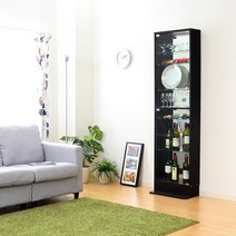 유리 캐비닛 골동품 컬렉션 케이스 장식 선반 컬렉션 랙 얕은 하이 타입 [컬렉션 랙 유리 케이스 쇼케이스 큐리오 케이스 피규어 케이스 디스플레이 거울 캐비닛 콜렉터]