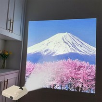 포토존 Ins 풍경 프로젝션 램프 생일 파티 배경 벽 사진 소품 바다 구름 조명 룸 장식, 10 B5 set