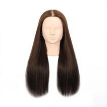 100%인모 업스타일 통가발 금발 브라운, 100인모 22인치(금발)