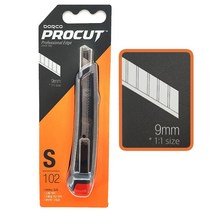 (다드몰) 도루코 S102 커터기 9mm 소형 커터칼 컷터 사무용칼 (a2589ea3868), 쿠팡 다드몰 본상품선택