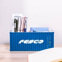마리티모 펜 홀더 20 피트 미니 컨테이너 선박 명함 케이스 화물 물류 스케일 모델 상자 장난감, 23 FESCO (PH)