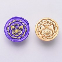 캣폴 베란다펫도어 원목캣타워 캣타워DIY 레트로 왁스 인감 스탬프 머리 별이 빛나는 하늘 나비 고양이 장미 나무 잎 패턴 DIY 봉투 초대 카드 장식 선물, [02] No.02