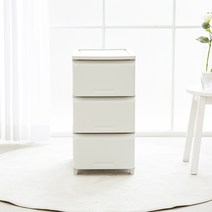 리빙앤트리 홈 스타일 DIY 서랍장 M 3단 화이트, 1