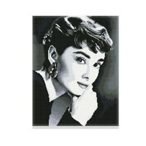 VOP388857 *디아코니아* 보석십자수 인물시리즈 오드리햅번2 40X50, 단품