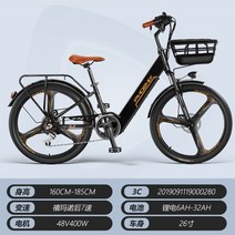 전기로드자전거 접이식 강력한 전기 자전거 성인 유럽 모빌리티 자전거 도로 동력 미니 DWH, 10.7 단 26 인치 c