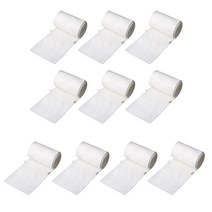 10pcs 오일 흡수지 추출기 추출기 팬 그리스 필터 용지 접이식, 14cm