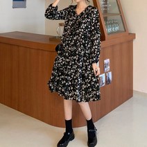 여자 나들이 원피스 꽃 예쁜 핏 가을여행룩 데이트룩 귀여운 청순한 느낌 남자들이좋아하는