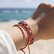 소원팔찌 11color 2type 매듭팔찌 10) 트로피칼서퍼