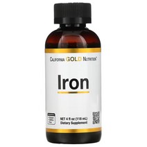 캘리포니아 골드 뉴트리션 Iron 액상 철분 118ml, 1팩