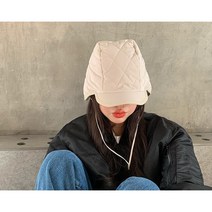 퀼팅 귀달이 모자 남녀공용 퀼팅패딩 귀달이모자 캠핑모자 스키장모자 귀덮개모자 방한 귀달이모자 5컬러