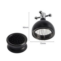 커피 넉박스 넛박스 스테인레스 스틸 바늘 탬퍼 분배기 에스프레소 교반기 분말 레벨러 도구 편리한 세척 51mm 53mm 58mm, Type B-BLACK_53mm